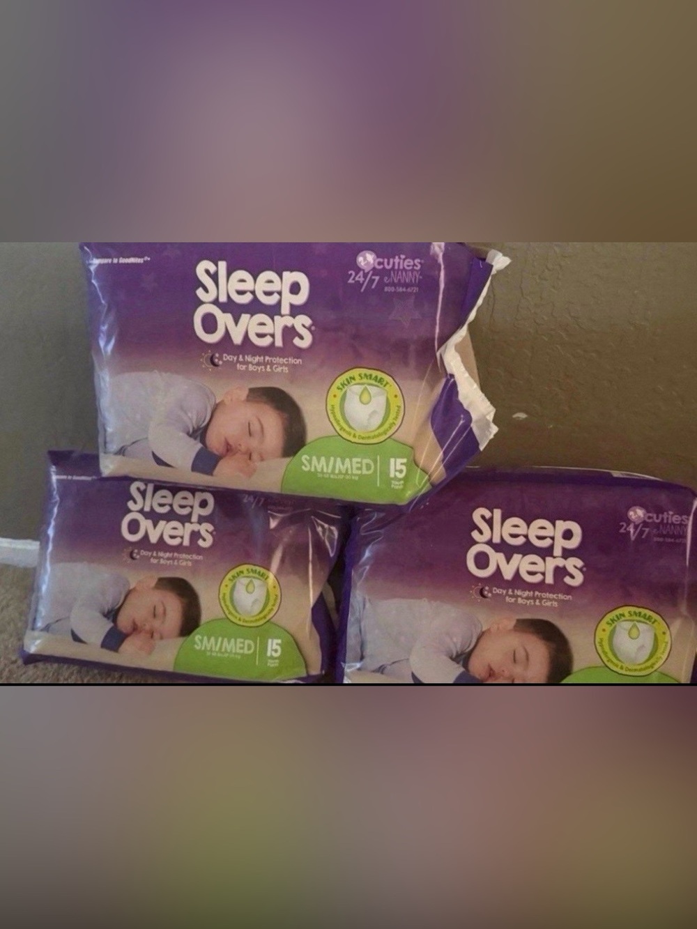 Brand New 3PK 4T/5T - Purple